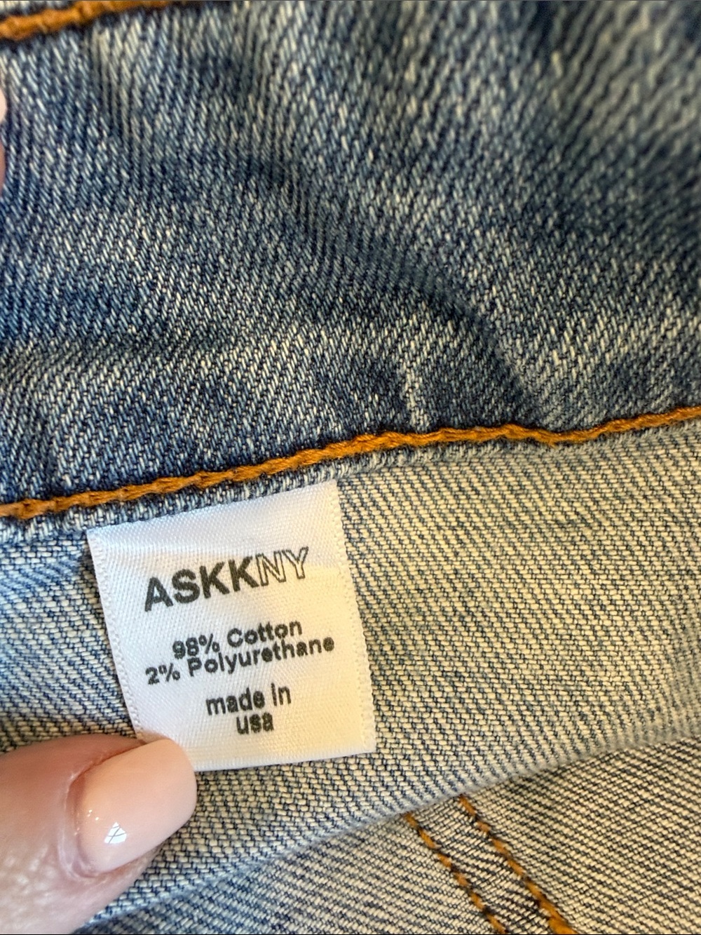 ASKK NY Light Blue Wide leg Jeans. Size 29. - Picture 5 of 7